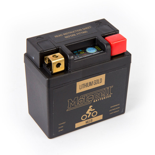 Motocell Lithium Gold - MLG01 24WH LiFePO4 Battery