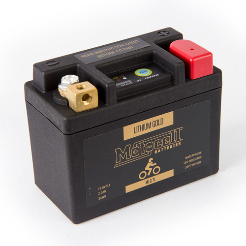Motocell Lithium Gold - MLG7L 24WH LiFePO4 Battery