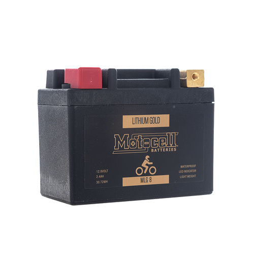 Motocell Lithium Gold - MLG8 30.72WH LiFePO4 Battery
