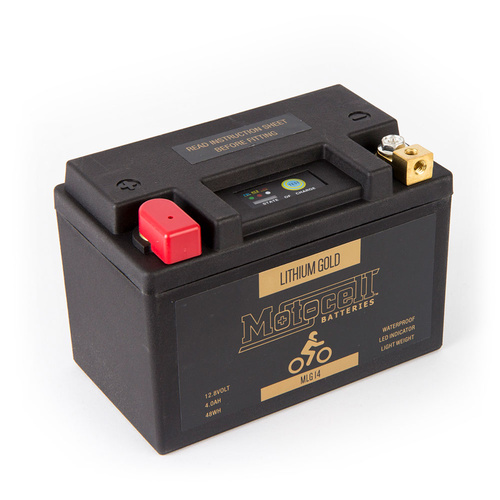 Motocell Lithium Gold - MLG14 48WH LiFePO4 Battery