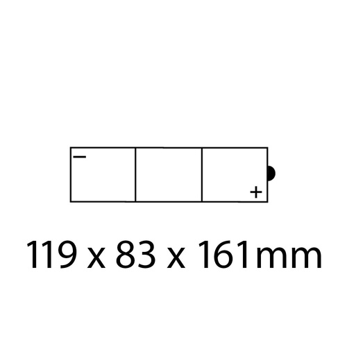 Battery, Flood Cell - 6Volt 13Ah