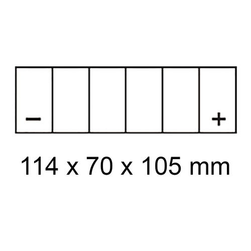 Roadstar, MF: CTX5L-BS [4Ah] EA