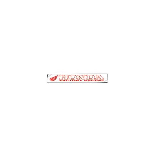 Honda Factory Racing Sticker - 930mm x 110mm - Honda Red