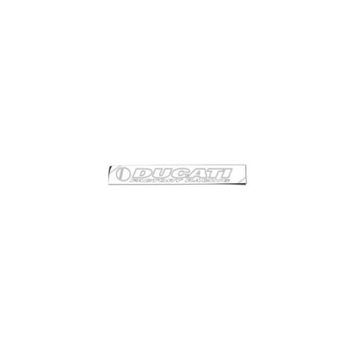 Ducati Factory Racing Sticker - 930mm x 110mm - Ducati White