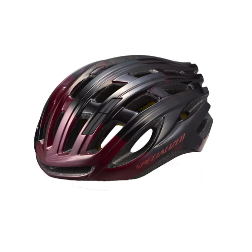 Specialized Propero III Helmet - Gloss Maroon/Gloss Black