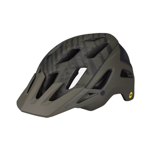 Specialized Ambush ANGI & MIPS Helmet - Satin Oak Green Wild