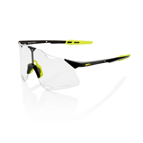 100% Hypercraft Glasses Gloss Black w/Photochromic Lens 