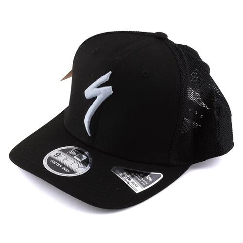 Specialized New Era S-Logo Trucker Hat - Black/Dove Grey