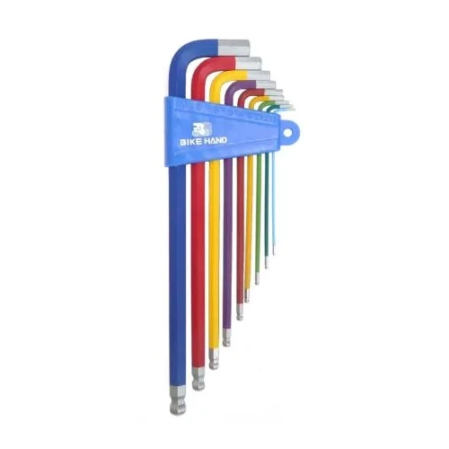 Pro Series HEX KEY SET Coloured/Ball End, 1.5,2,2.5,3,4,5,6,8,10mm