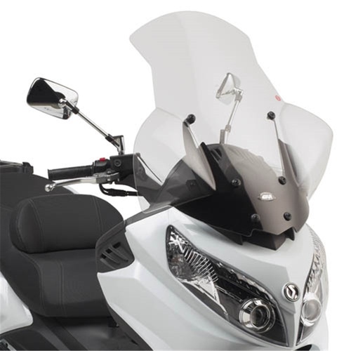 GIVI WINDSCREEN ONLY TRANSPARENT - SYM MAXSYM 400-600 11-20 (NEEDS FITTING KIT D7051KIT) [ONC01] #