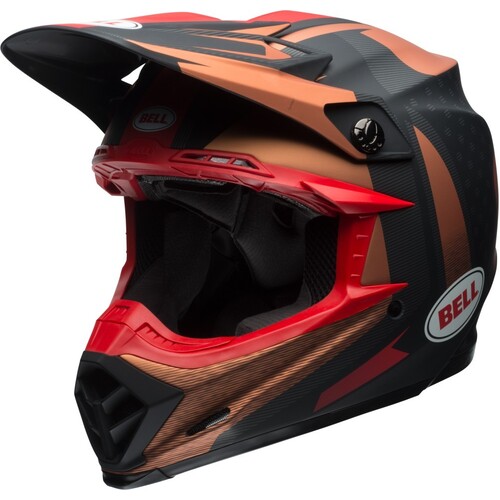 Bell Moto-9 Flex Vice Helmet - Copper/Black - M