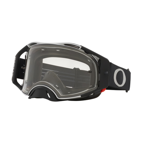 Oakley Airbrake Tuff Blocks Goggle White/Black - Clear 