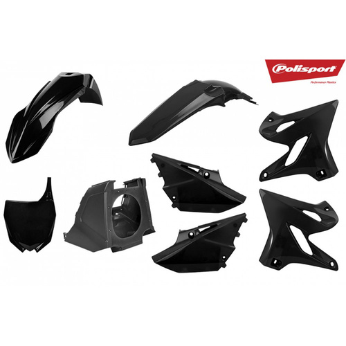 Polisport MX Kit - Restyle - Yamaha YZ125/250 02-19 - Black - Includes Air Box