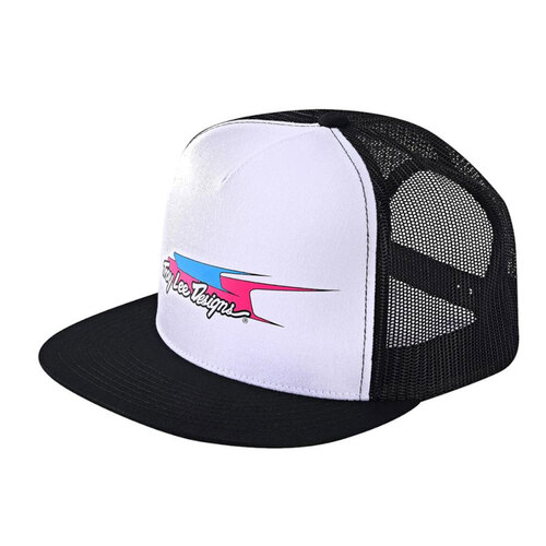 Troy Lee Designs Aero Snapback Trucker Hat - Black/White 