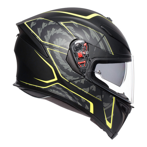 AGV K5S Tornado Helmet Matte Black/Fluro Yellow - XL