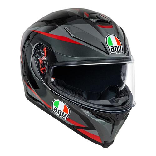 AGV K5 S - Plasma Grey/Black/Red