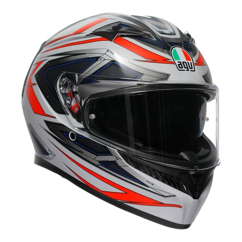 AGV K3 - Space Matt White/Red Fluro
