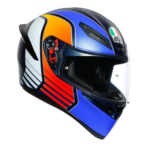 AGV K1 Power Helmet - Dark Blue/Orange/White
