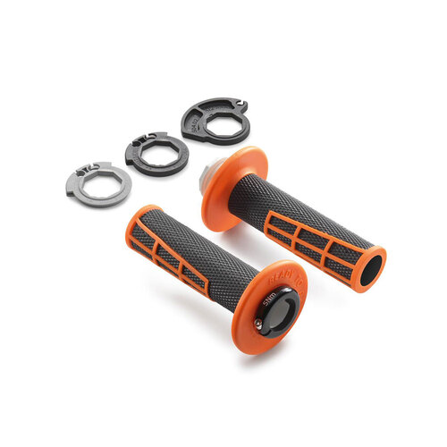 Lock-on Grip Set - Black - Closed End