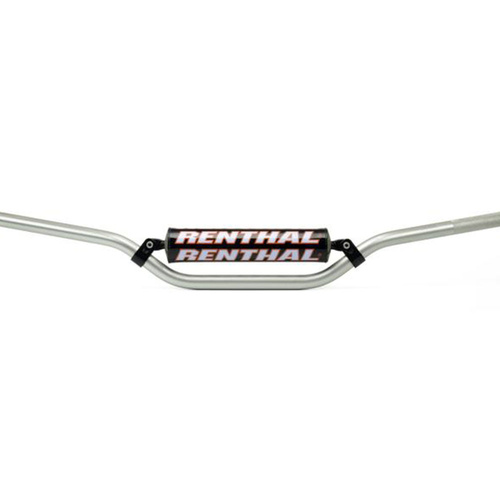 RENTHAL H/BAR PLAYBIKE (XR/CRF50 etc) SILVER - WITH BAR PAD