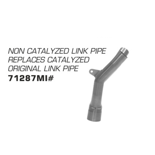 Arrow Link Pipe - Stainless Non Catalyzed
