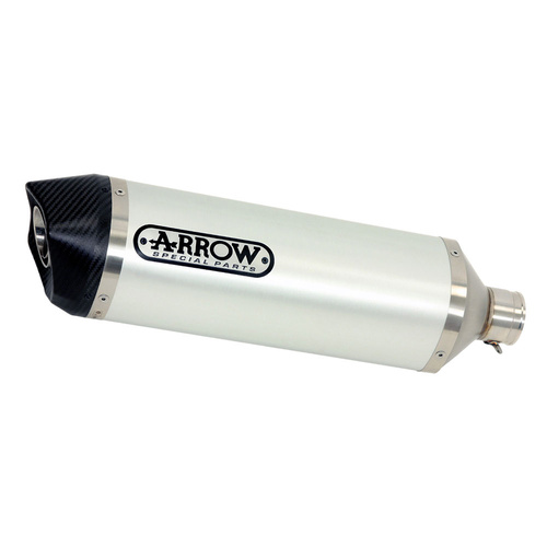 Arrow Silencer - Race-Tech Aluminium With Carbon End Cap