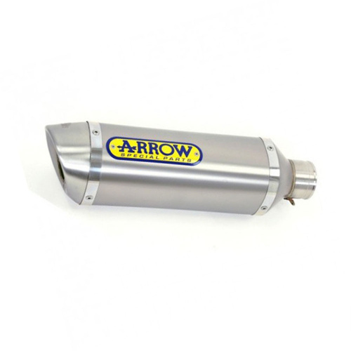 Arrow Silencer - Race-Tech Aluminium With Steel End Cap