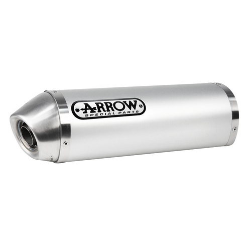 Arrow Silencer - Race-Tech Aluminium With Steel End Cap