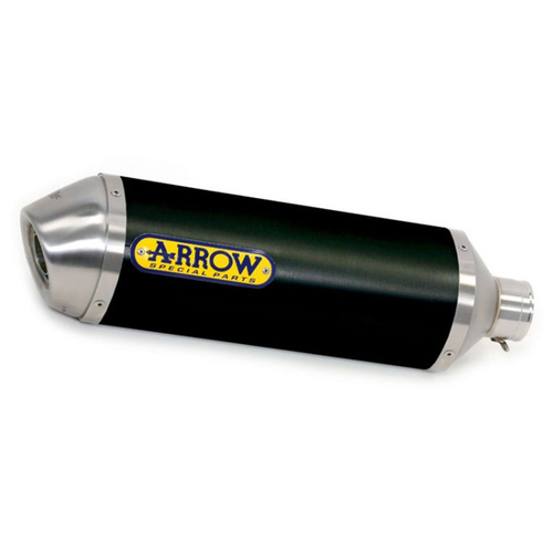 Arrow Silencer - Race-Tech Aluminium Dark With Steel End Cap