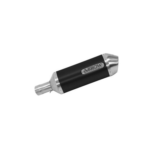 Arrow Silencer - Race-Tech Aluminium Dark With Steel End Cap