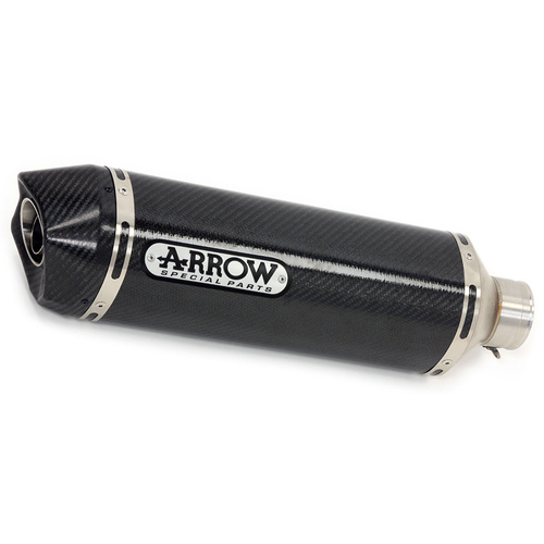 Arrow Silencer - Race-Tech Carbon Fibre With Carbon End Cap