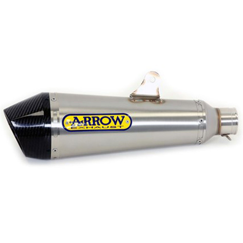 Arrow Silencer - X-Kone Nichrom Silver With Carbon End Cap