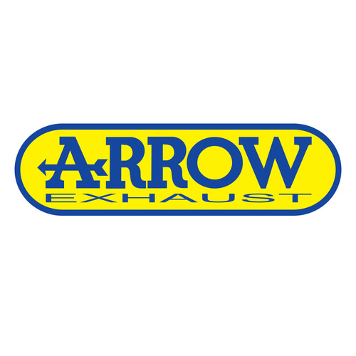 Arrow Silencer - Race-Tech Aluminium Silver With Carbon End Cap