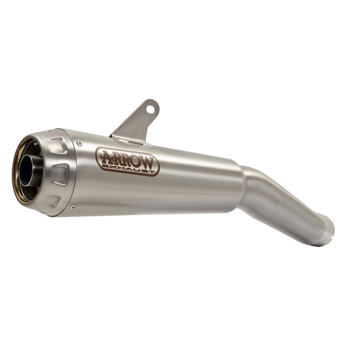 Arrow Silencer - Pro-Race Nichrom Silver With Steel End Cap