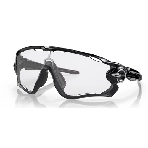 Oakley Jawbreaker Polished Black - Clear Photocromic Lens