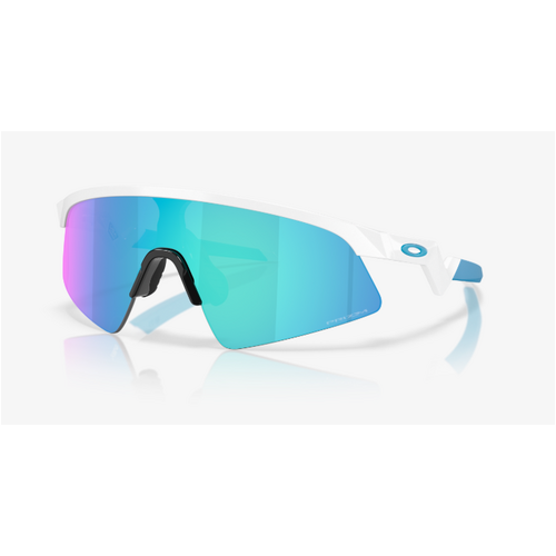 Oakley Resistor Sweep Youth - Polished White - Prizm Sapphire Lenses