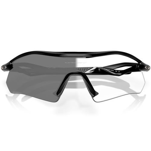 Oakley Radar Plate Polished Black - Clear Photochromic Lenses