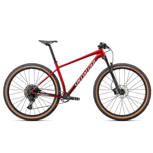 Specialized Chisel Hardtail Comp - Gloss Red Tint Fade/Brushed Silver