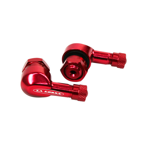 La Corsa Tubeless Valve Stem Red - 11.3MM (PAIR)