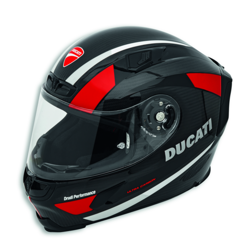 Ducati Speed Evo Full Face Helmet - Carbon/Red