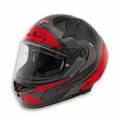 Ducati Speed Evo V2 Helmet - Black/Grey/Carbon