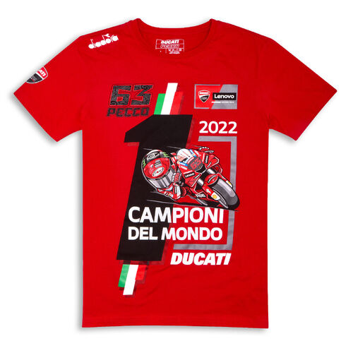 Ducati MotoGP World Champion 2022 Pecco 63 T-Shirt