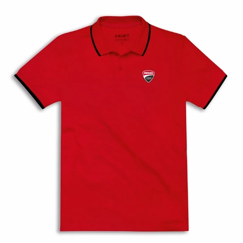 Ducati DC Logo Mens Polo - Red