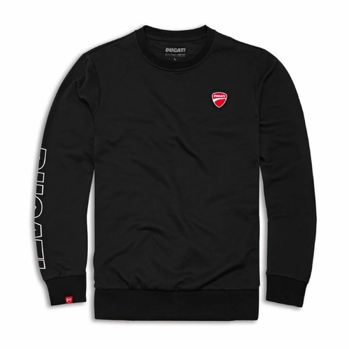 Ducati Round Neck Sweater - Black