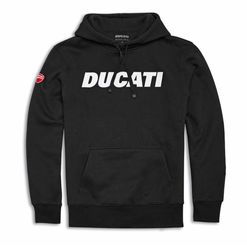 Ducati Essential Hooded Sweatshirt - Black