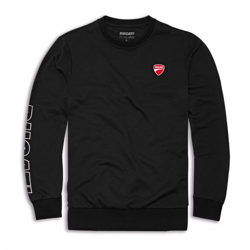Ducati Essential Round Neck Sweatshirt - Black