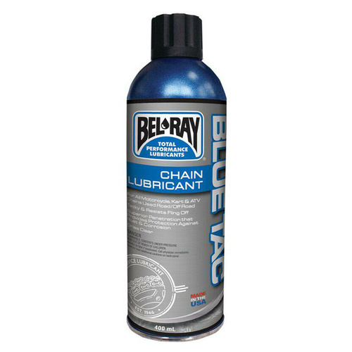 BELRAY BLUE TAC CHAIN LUBE 400ML AEROSOL (12 IN A BOX - 301125150285)