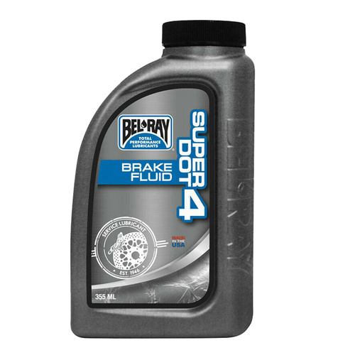 BELRAY SUPER DOT 4 BRAKE FLUID 355ML (12 TO A BOX - 301292150165)