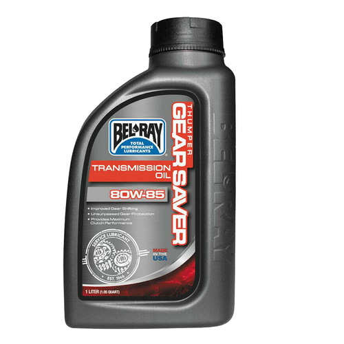BELRAY THUMPER GEAR SAVER TRANSMISSION OIL 80W-85 1 LITRE (12 TO A BOX - 301722150160)