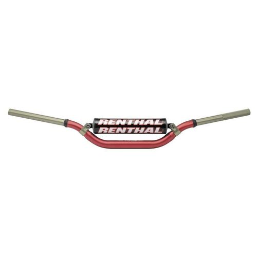 Renthal Twinwall Carmichael/Honda/Kawasaki Bend 1 1/8" Handlebar Red 9971RD